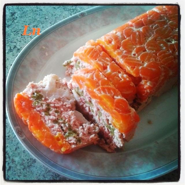 Keskonmangemaman? terrine de légumes (carottes chou fleur et haricots verts) à la mousse de