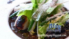 Makanan mewah bercampur tanah di Jepun