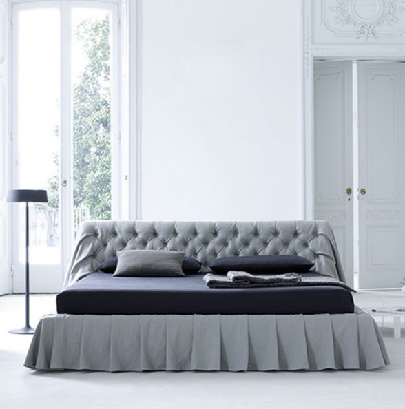 Rowley Company Button Tufted Headboard