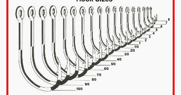 fishing hook sizes charts fishing reels bass fishing hook size chart