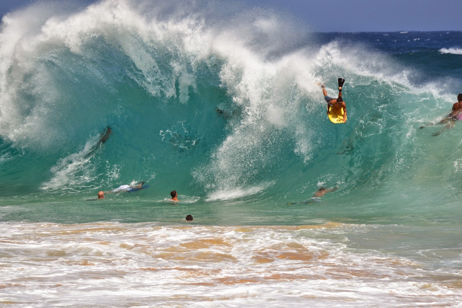 Family Travel Blog Hawaii Daily Photo Body boarding insanity at