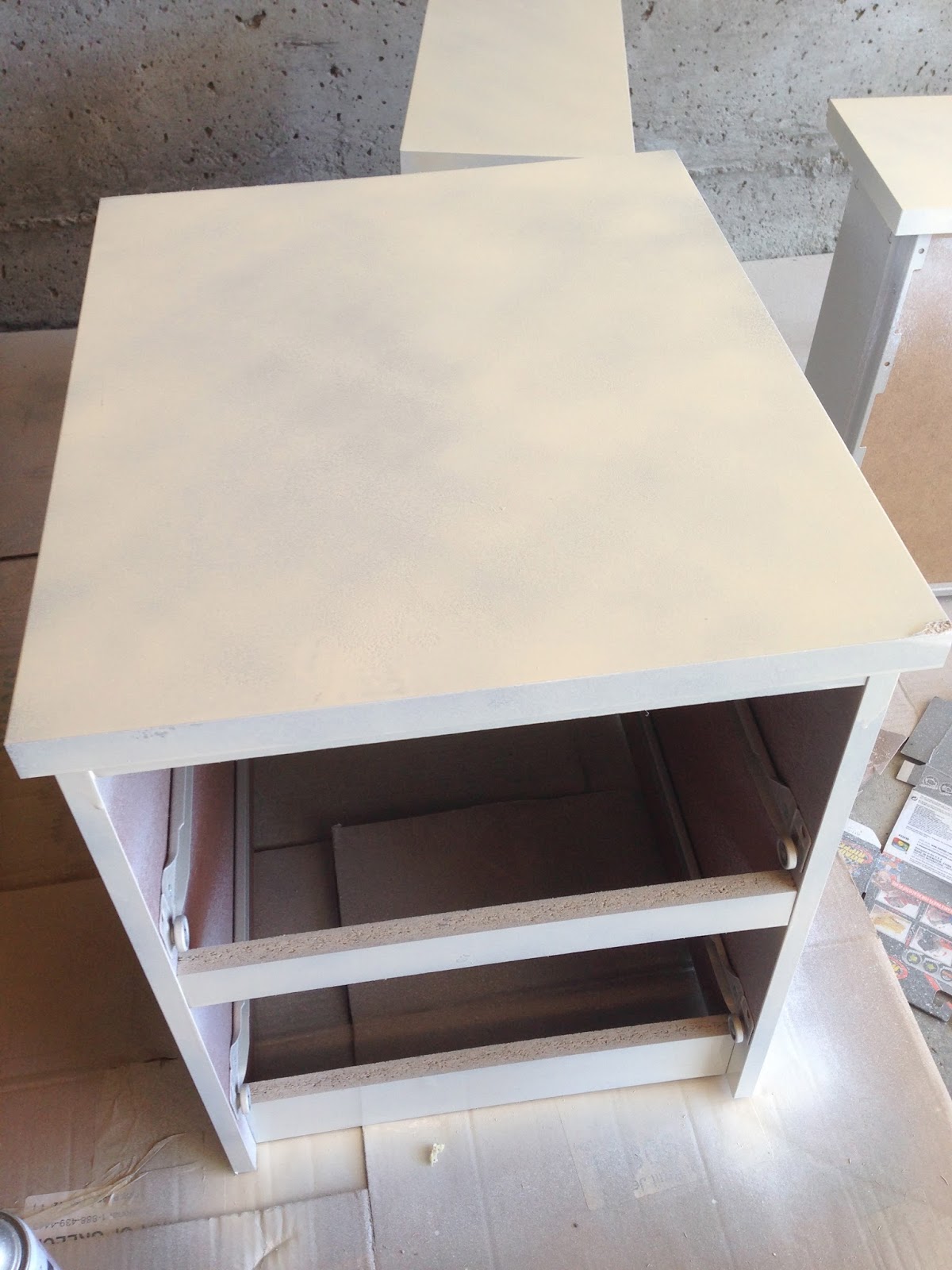 Forever and Always how to antique ikea crap.