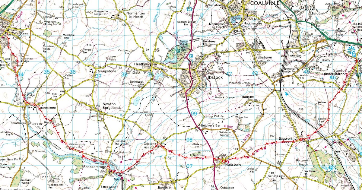 Journeys on Foot Ivanhoe Way Day 1 Bardon to Measham