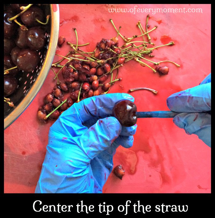 How to Pit and Freeze Cherries a Picture Tutorial. the most of