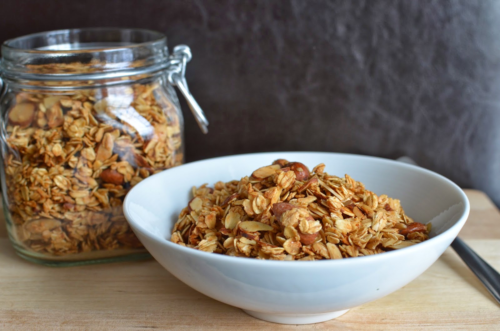 Playing with Flour First granola, then cookies