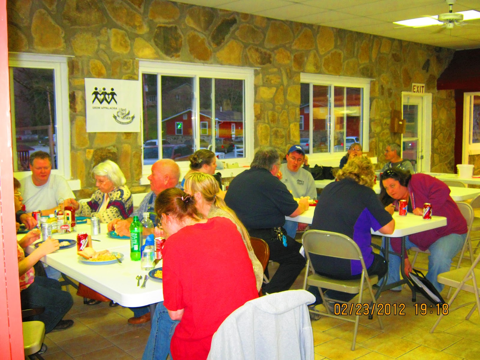 Our Grow Appalachia Dinner. Chad BrockRed Bird Mission Grow Appalachia