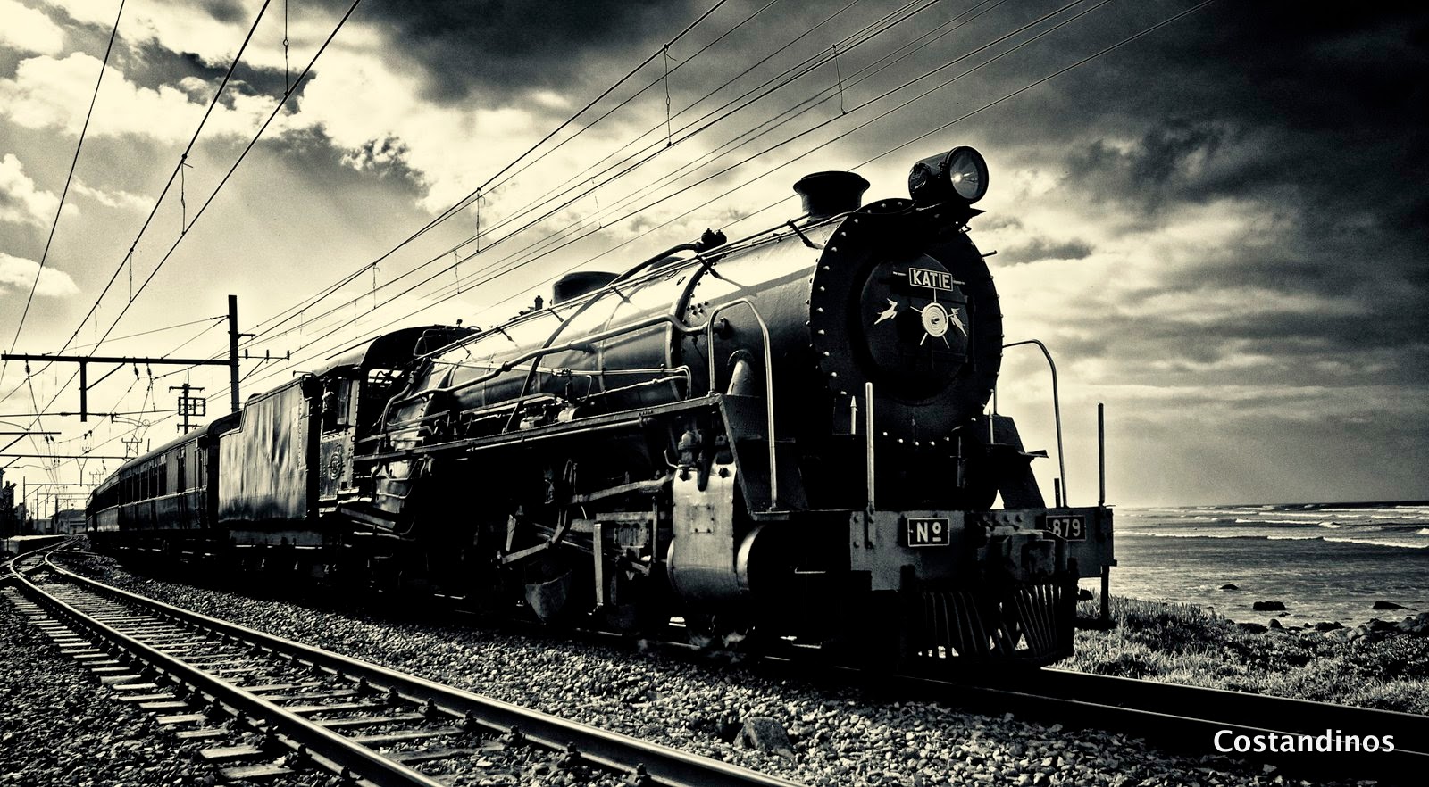 Costandinos Black & White Photography United Kingdom & South Africa Atlantic Rail