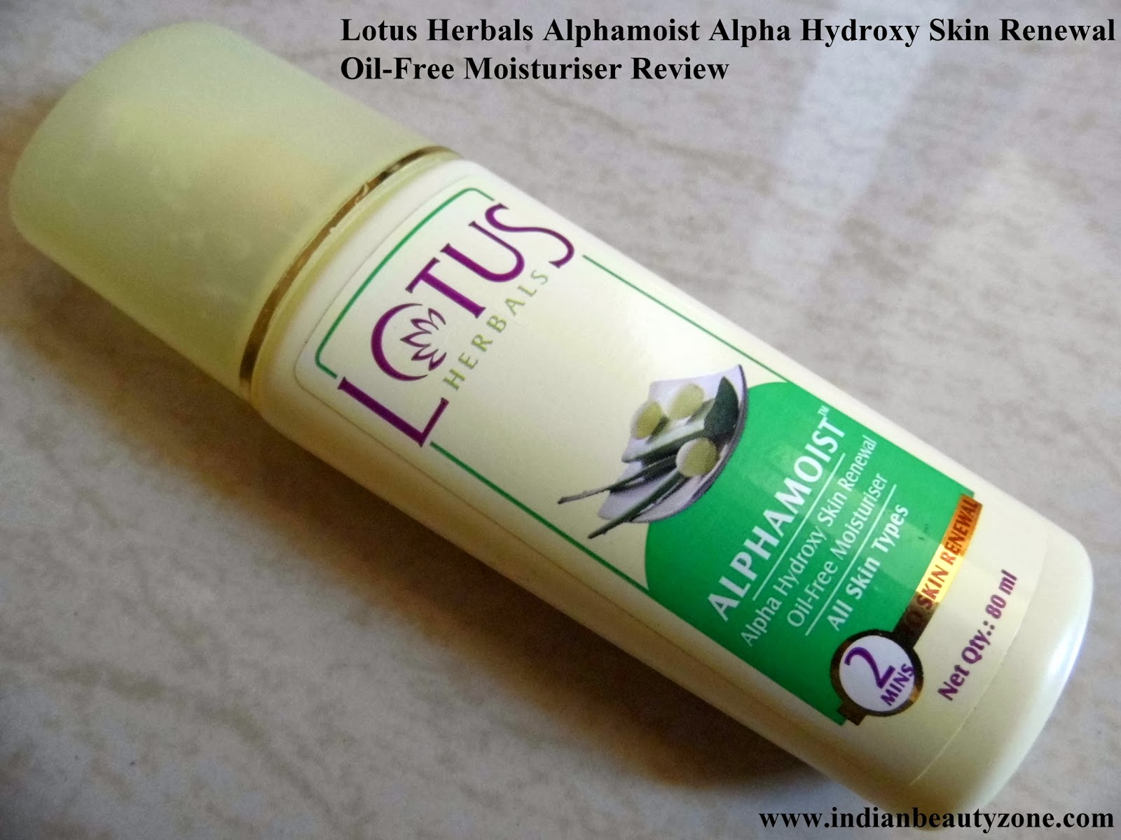 Indian Beauty Zone Lotus Herbals Alphamoist Alpha Hydroxy Skin Renewal
