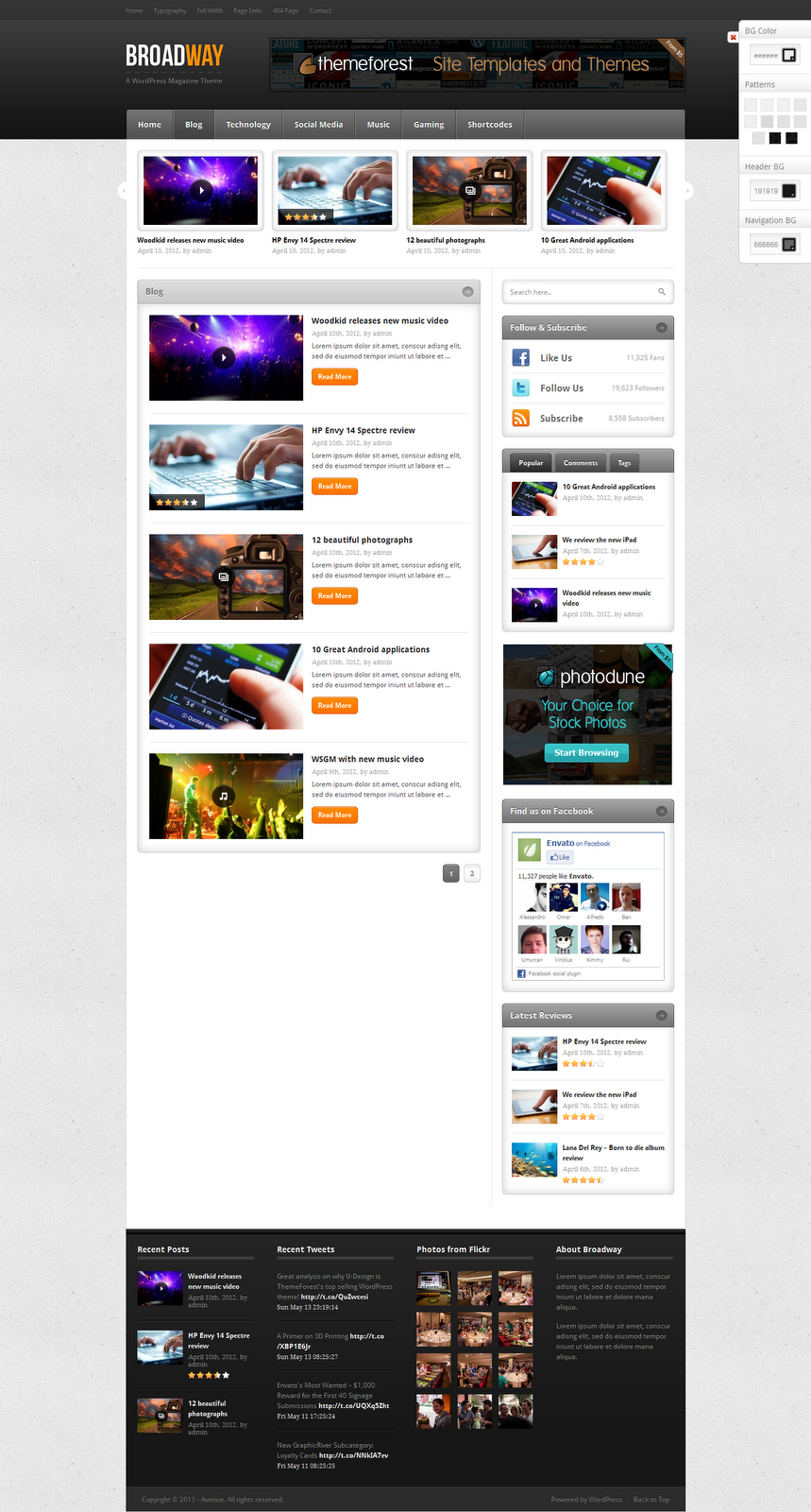 BroadWay-Wordpress-Theme-Blog-Page