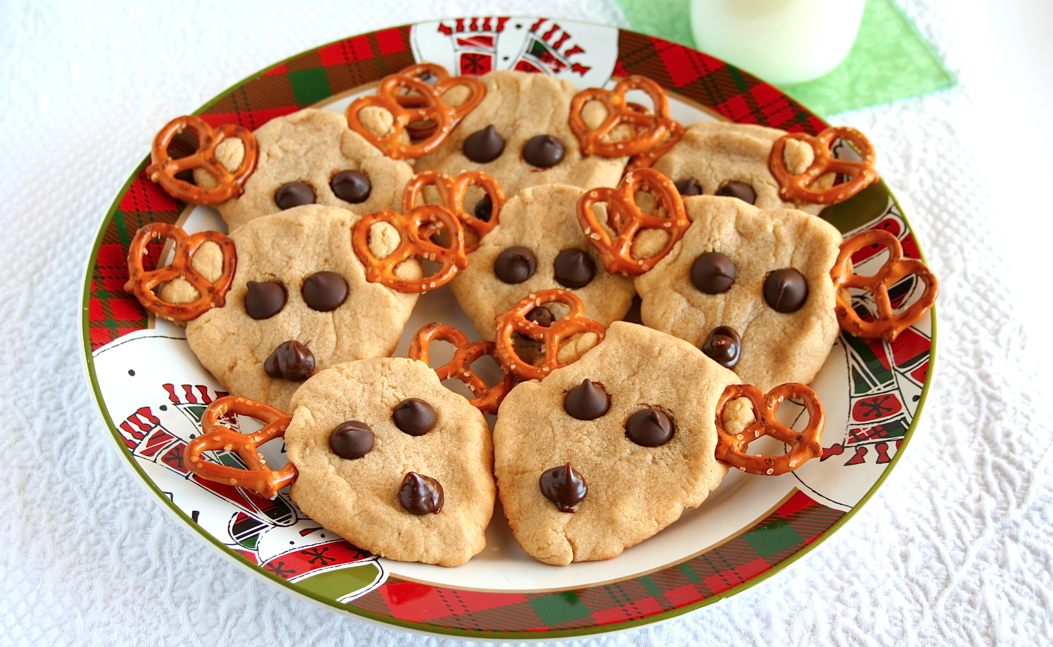 Mama Grubbs Grub Peanut Butter Reindeer Cookies