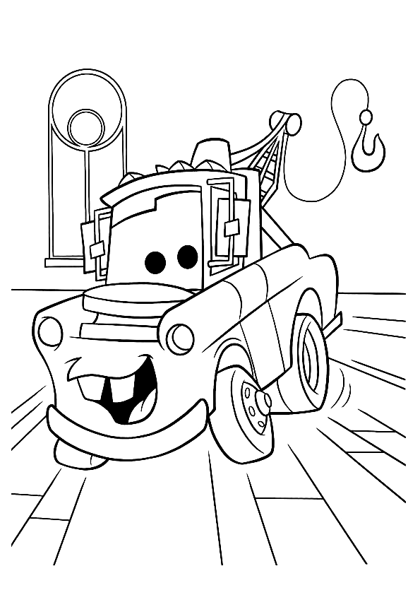 Ausmalbilder zum Ausdrucken: Disney Cars Ausmalbilder