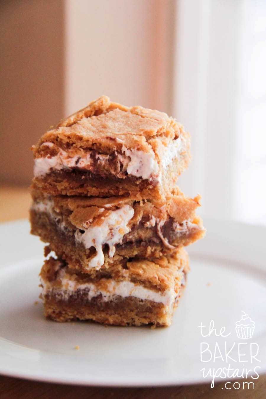 peanut butter cup s'mores bars The Baker Upstairs