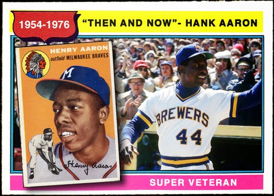 WHEN TOPPS HAD (BASE)BALLS!: THEN AND NOW #2: HANK AARON 1976