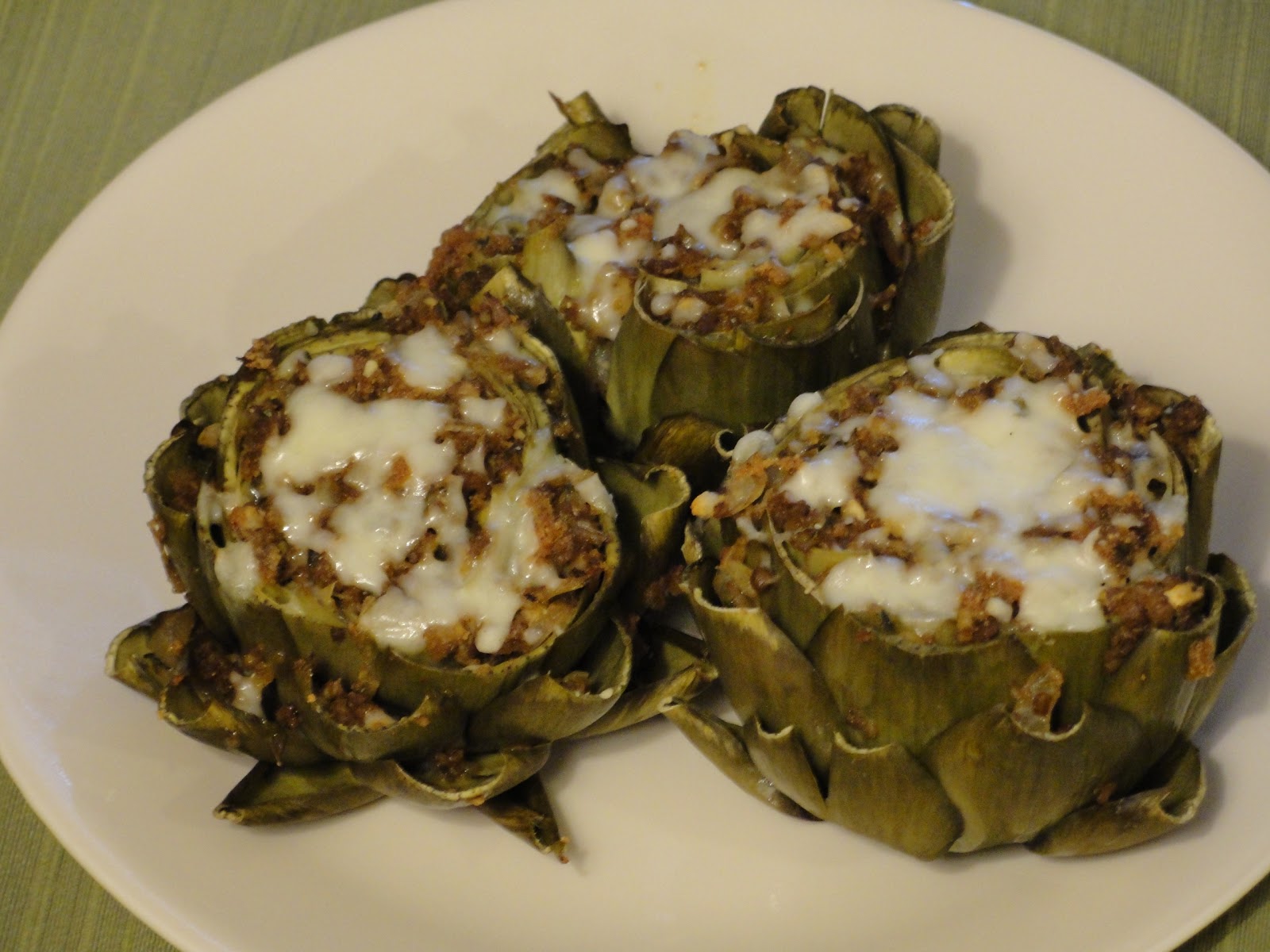 Sugar'N Spice Stuffed Artichoke Indian Style