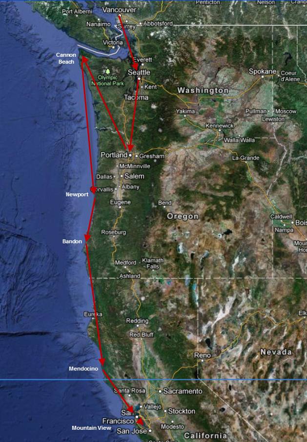 portland to san francisco road trip planner portland to san francisco road trip planner