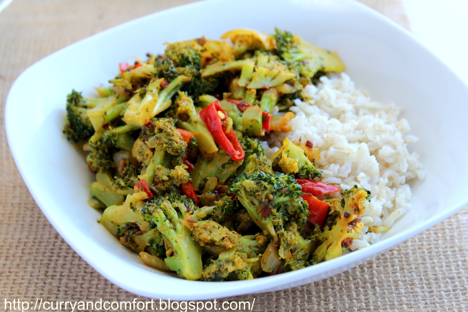 Kitchen Simmer Spicy Broccoli Curry