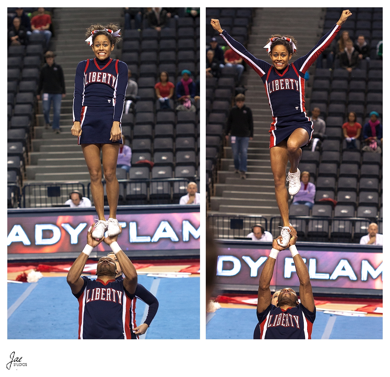 Jae Studios CHEER Liberty University Cheerleading UCA College