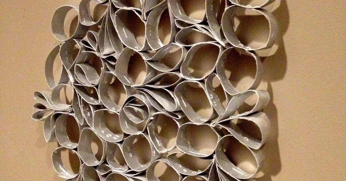 Don't MIS It DIY Paper Towel Roll Wall Art