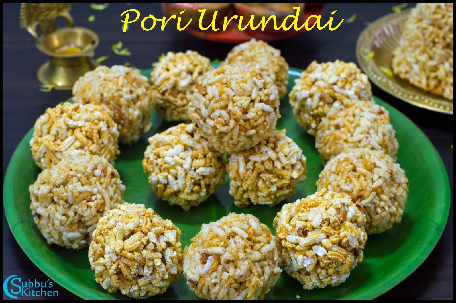 Pori Urundai Recipe | Aval Pori Urundai Recipe | Nel Pori Urundai Recipe Pori Urundai Recipe | Aval Pori Urundai Recipe | Nel Pori Urundai Recipe