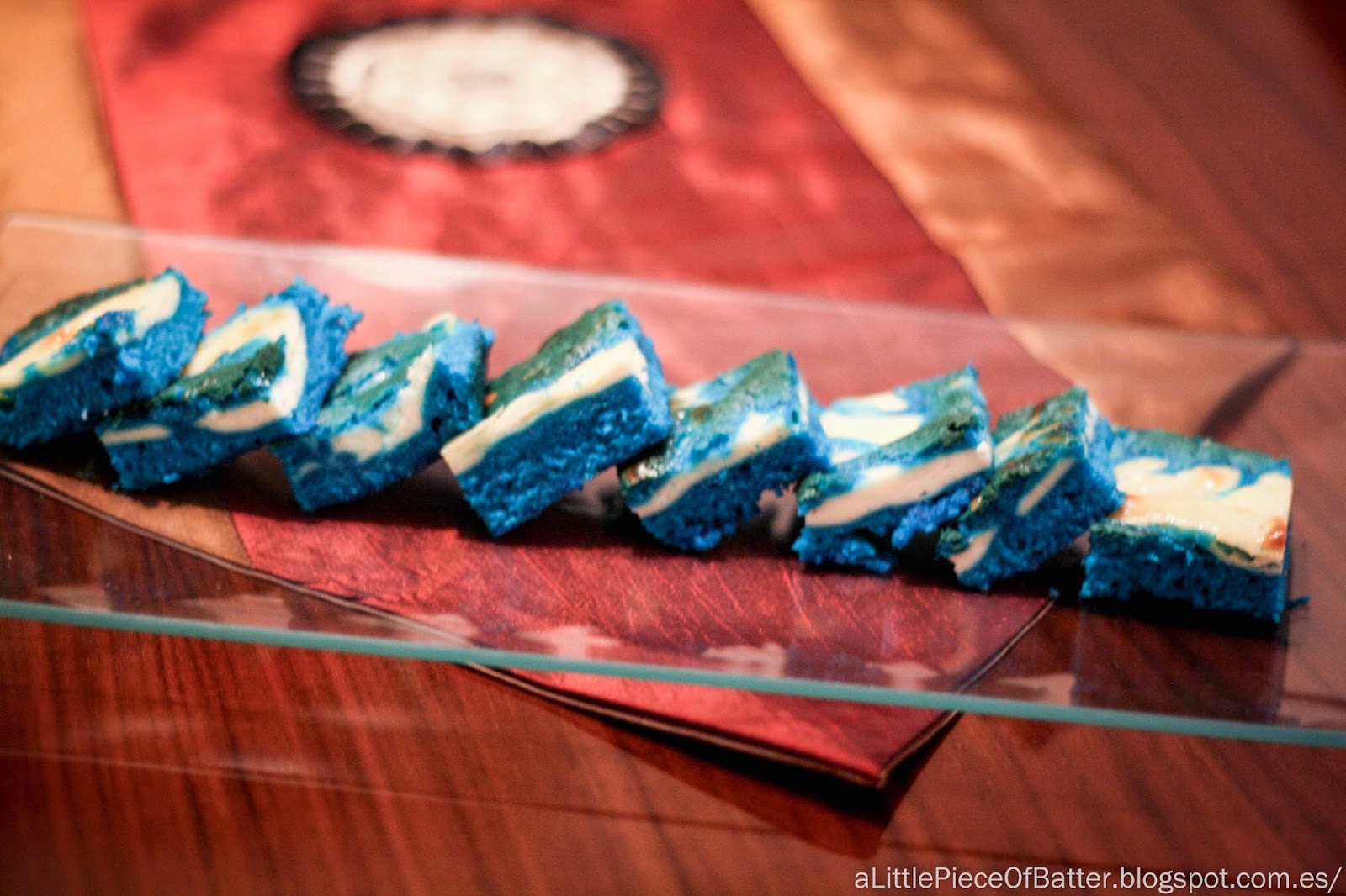 A Little Piece of Batter Blue Velvet Cheesecake Brownies