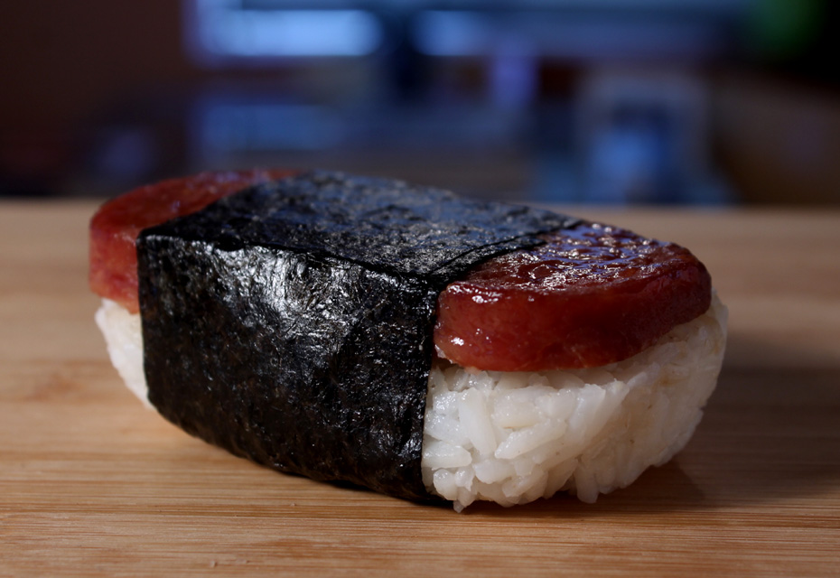 Spam Sushi with Balsamic Teriyaki