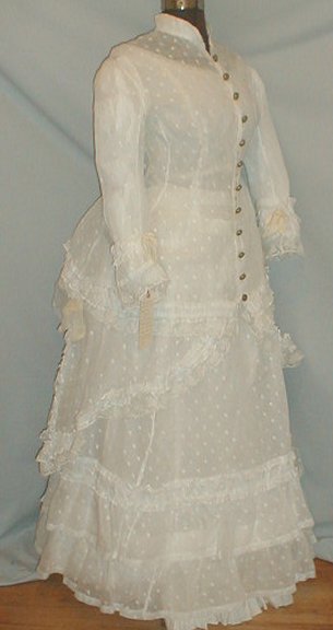 All The Pretty Dresses: 1870's Wedding Gown