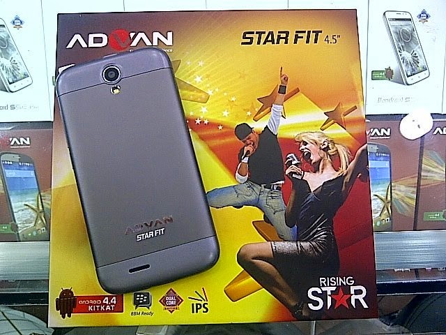 Advan Star Fit S45A Advan Star Fit S45A, Spesifikasi HP Android KitKat Terbaru Harga Di Bawah 1 Juta