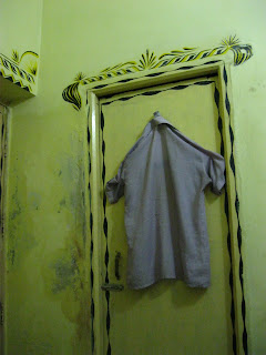 Varanasi shirt in hotel room