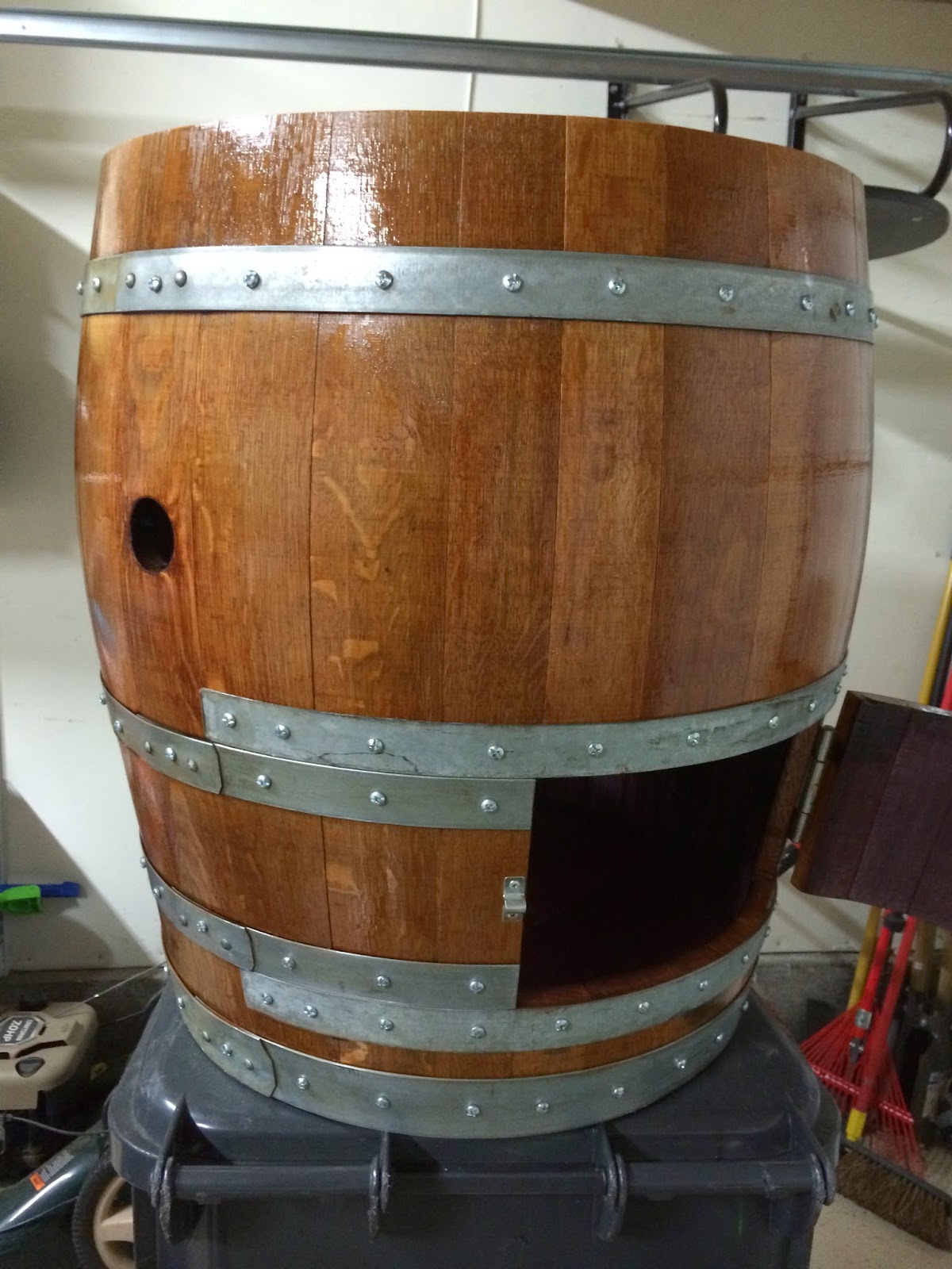 My Wine Barrel Smoker My Wine Barrel Smoker Build