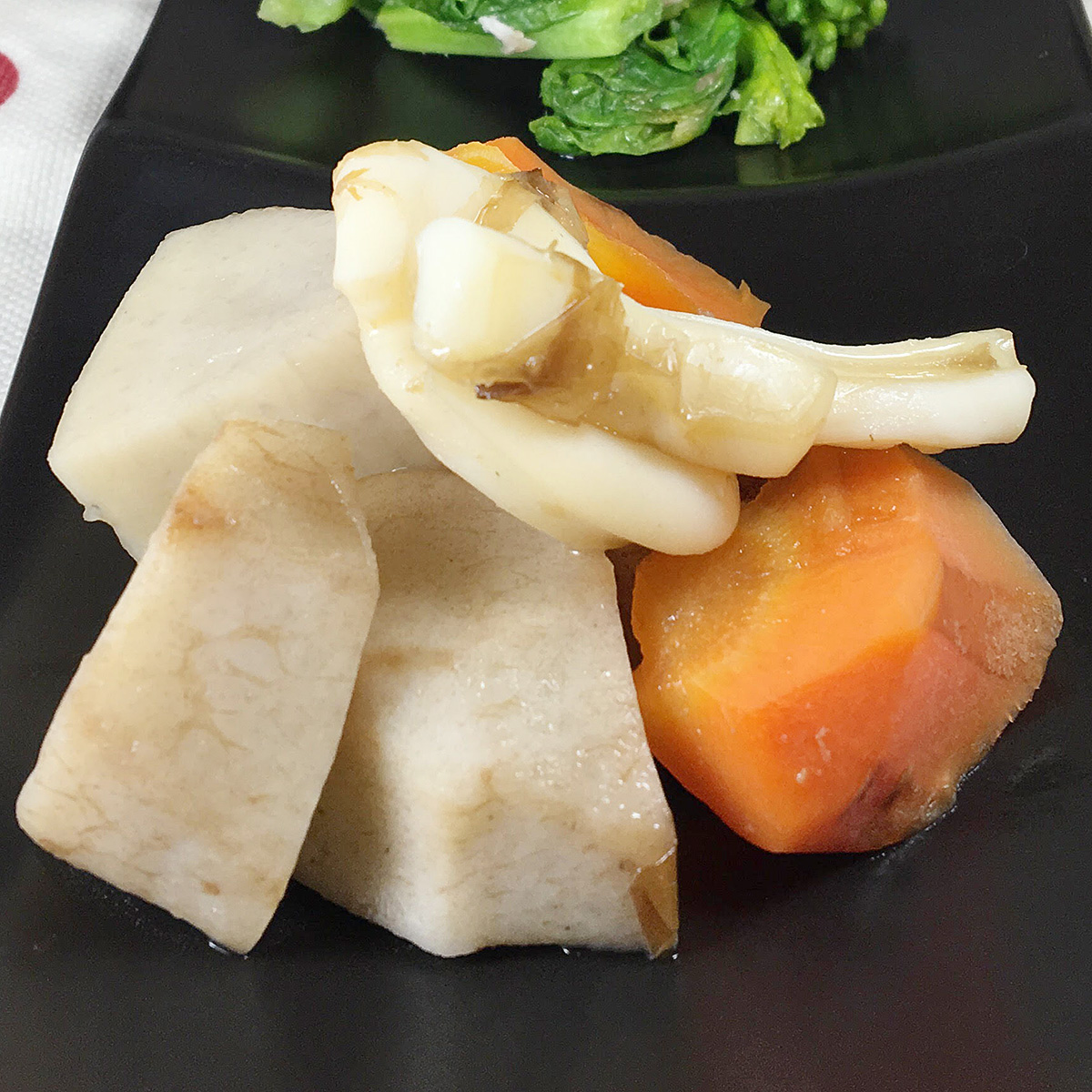 松イカと里芋の煮物 水前寺居酒屋 Jazz酒場かっぱのお通し日記