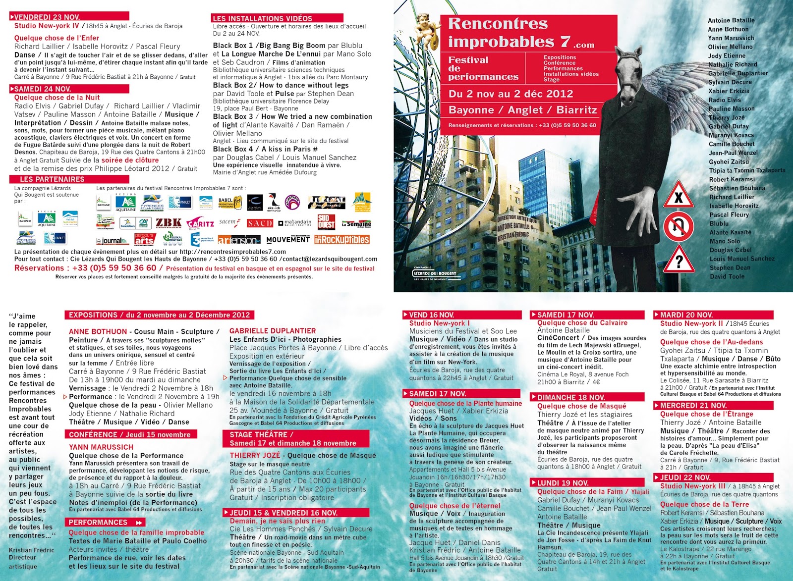 rencontres improbables bayonne 2012