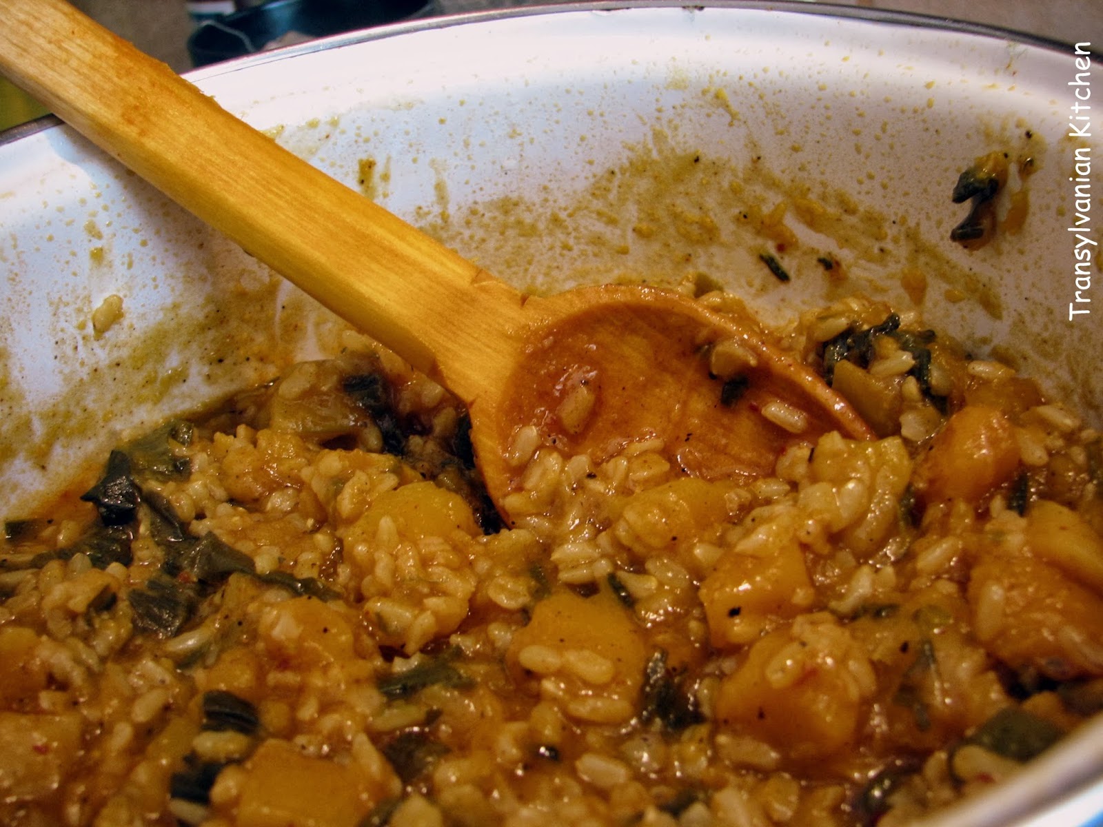 Transylvanian Kitchen Pilaf de orez brun cu dovleac