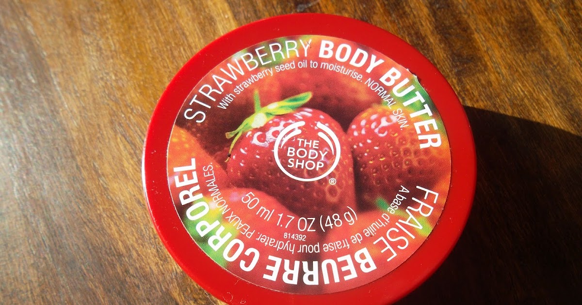 WhenItRainsItPours REVIEW The Body Shop Strawberry Body Butter