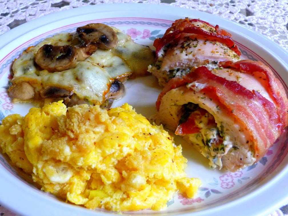 SPLENDID LOWCARBING BY JENNIFER ELOFF BACONWRAPPED CHICKEN WITH