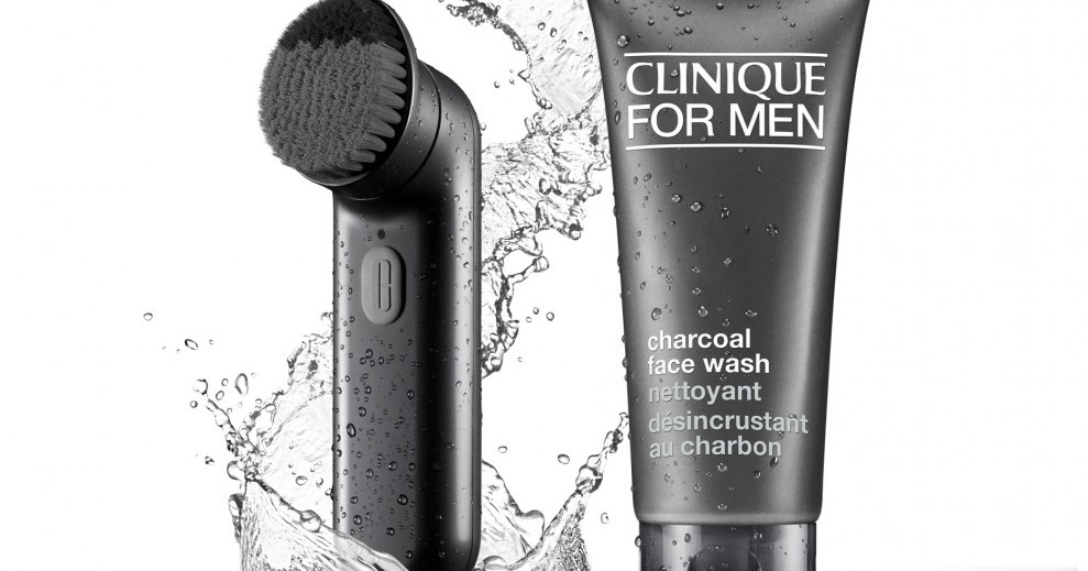 The Beauty News Clinique for Men Deep Cleansing Brush & Charcoal Face Wash