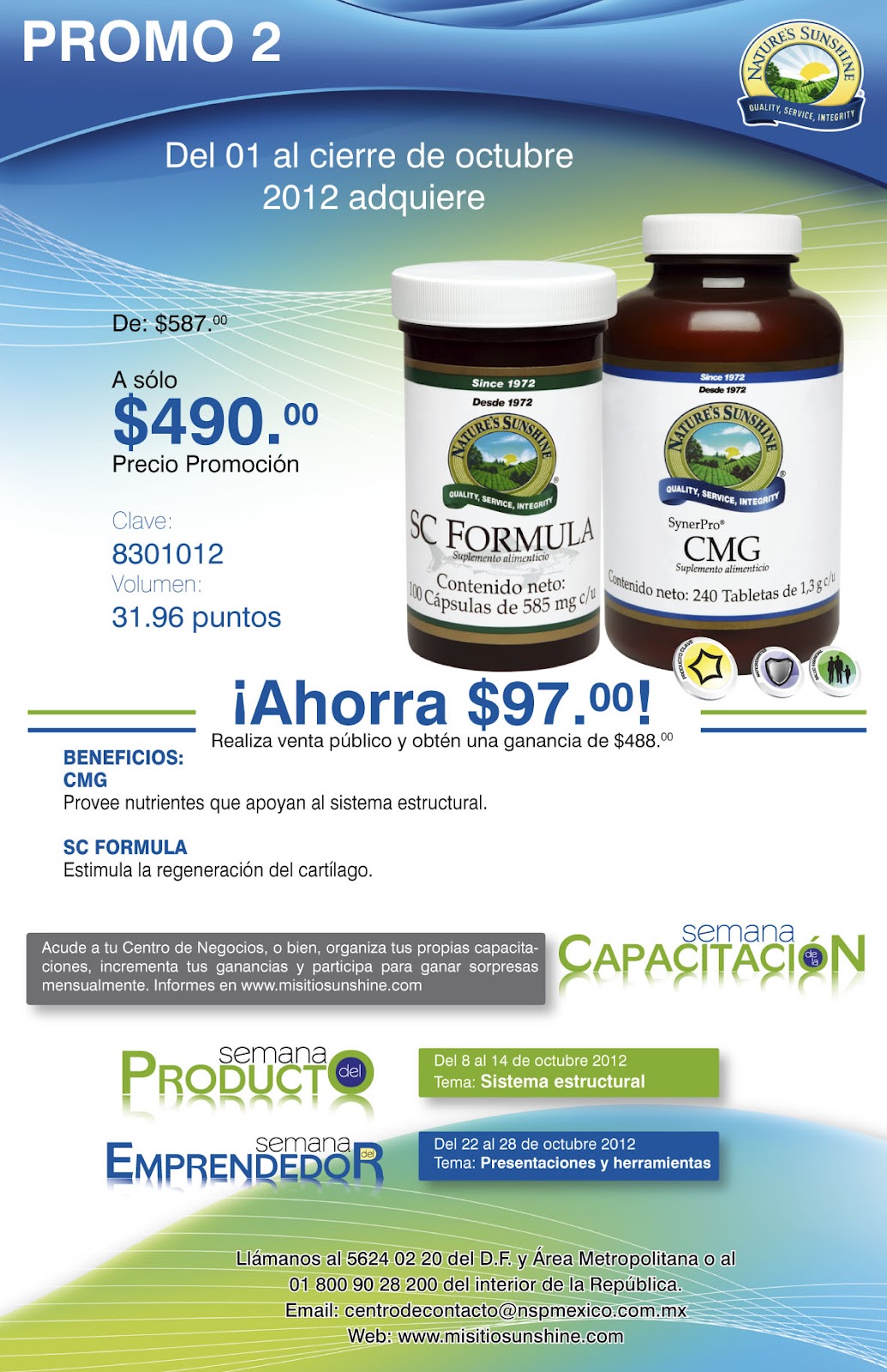 Promociones para Afiliados Nature's Sunshine México