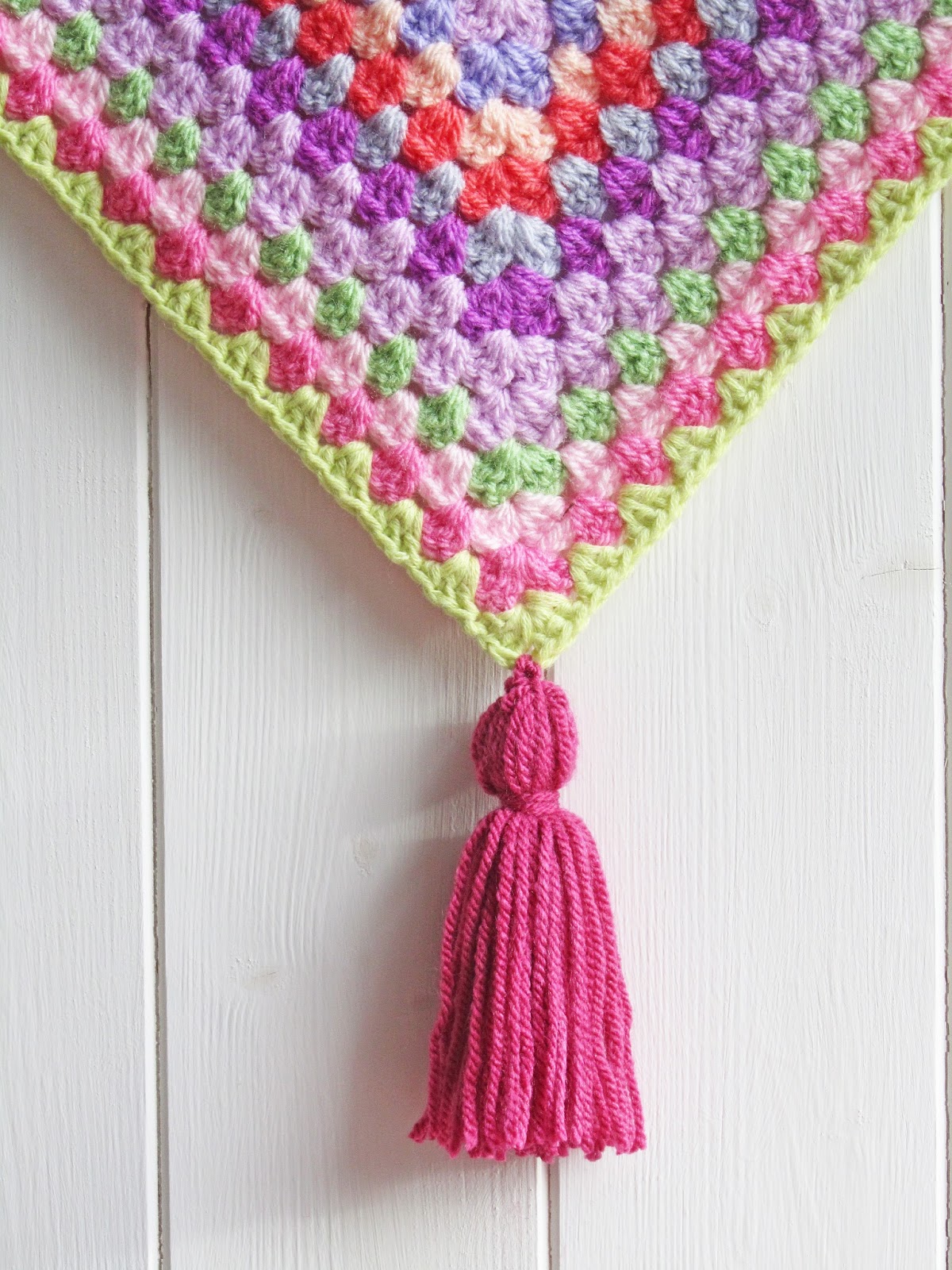 Helen Philipps Plum Tassel Blanket