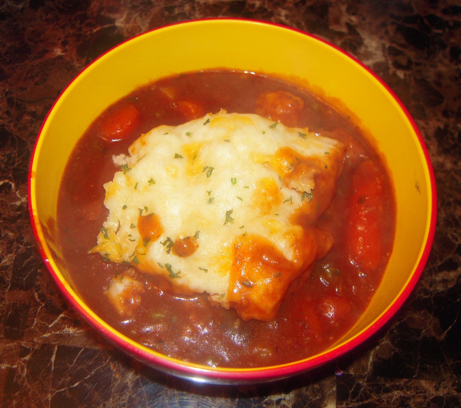 Art By ASM, It's In There.... Beef Stew with Bisquick Dumplings