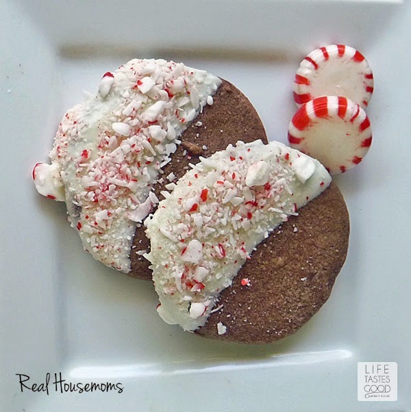 Chocolate Peppermint Crunch Cookies Life Tastes Good