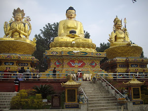 Swayambunath  temple in Kathmandu.
