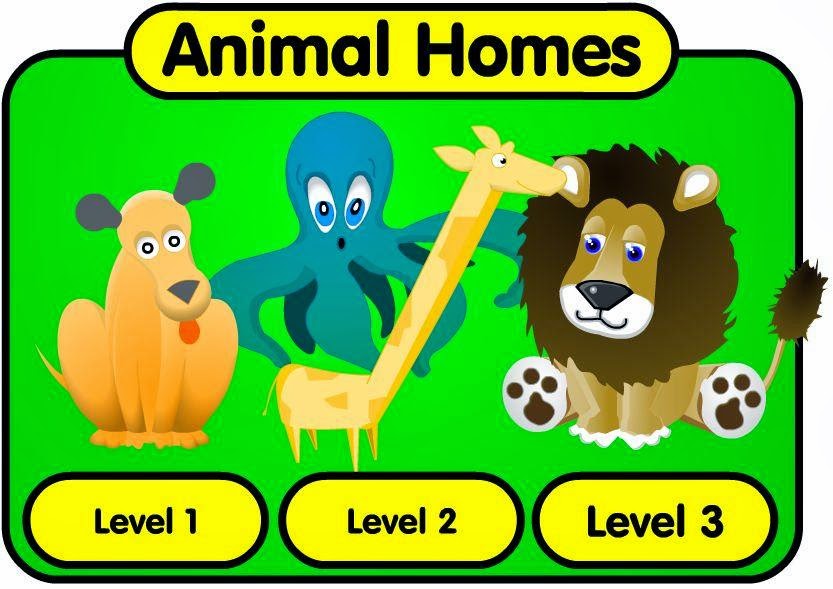 ENGLISH FUN&FAN CLUB GAME ANIMAL HOMES