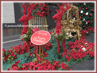 2012 Christmas decorations seen outside the Pavilion KL shopping mall