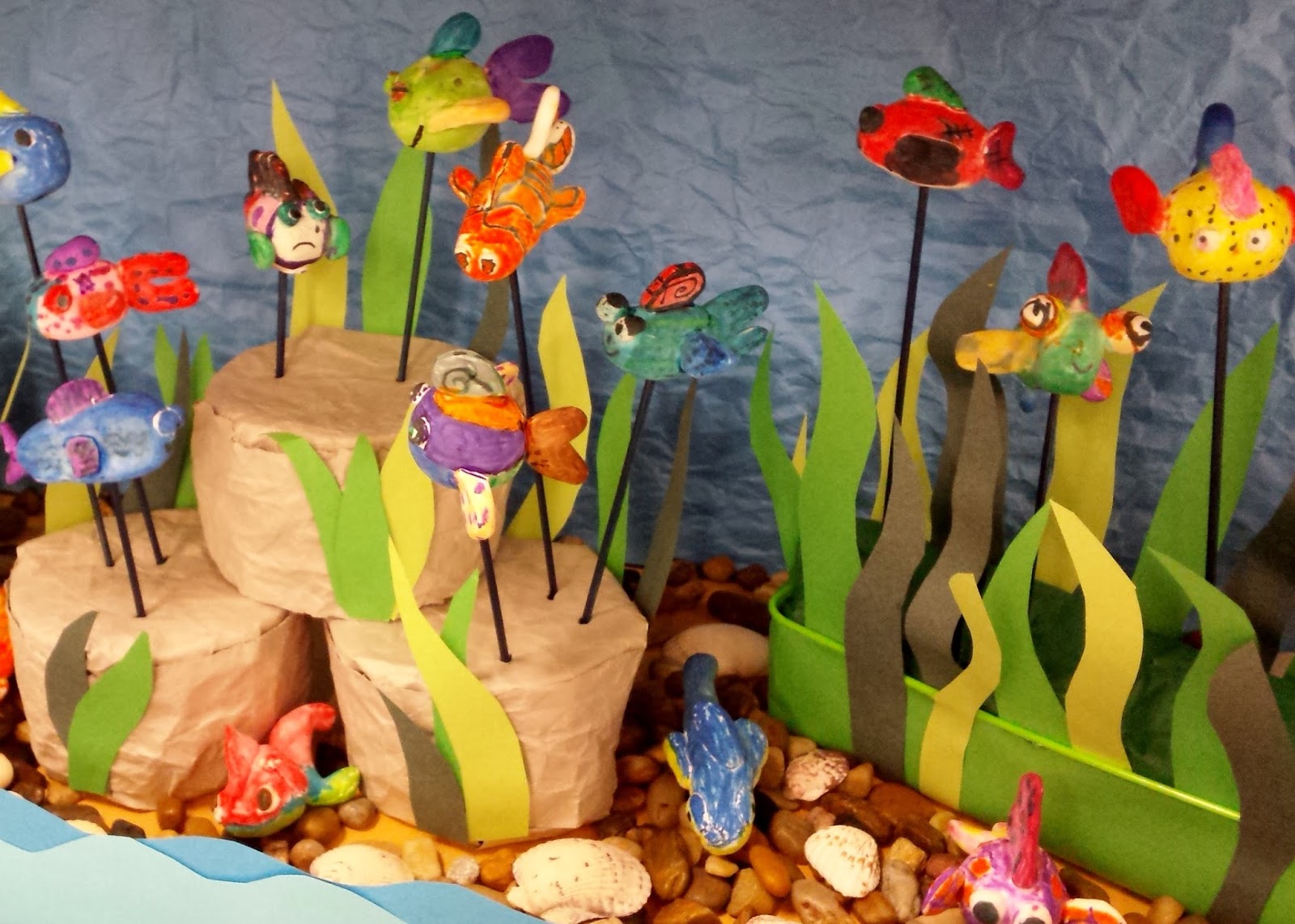 Mrs. Pearce's Art Room Model Magic Fish