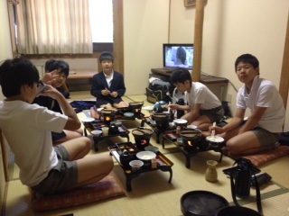 紀の川市立名手小学校 修学旅行6 本能寺散策 朝食