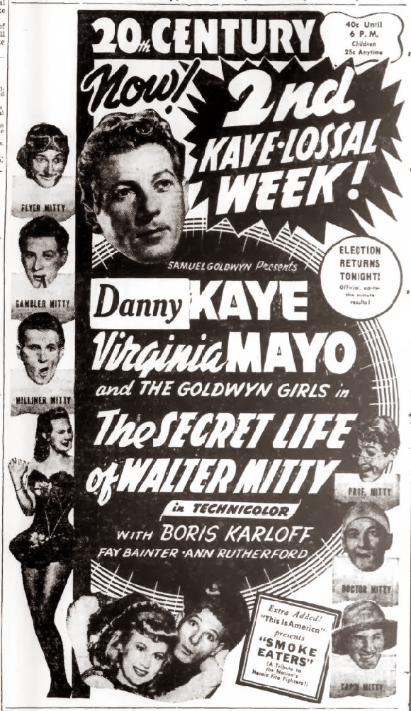 Asta's Doghouse The Secret Life of Walter Mitty (1947