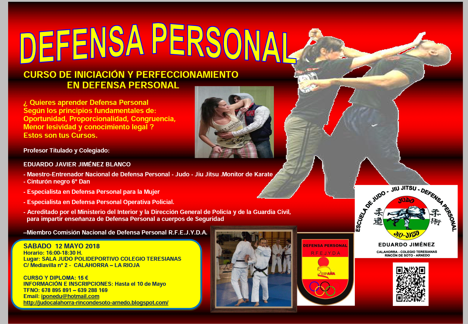 CURSO DEFENSA PERSONAL PARA LA MUJER