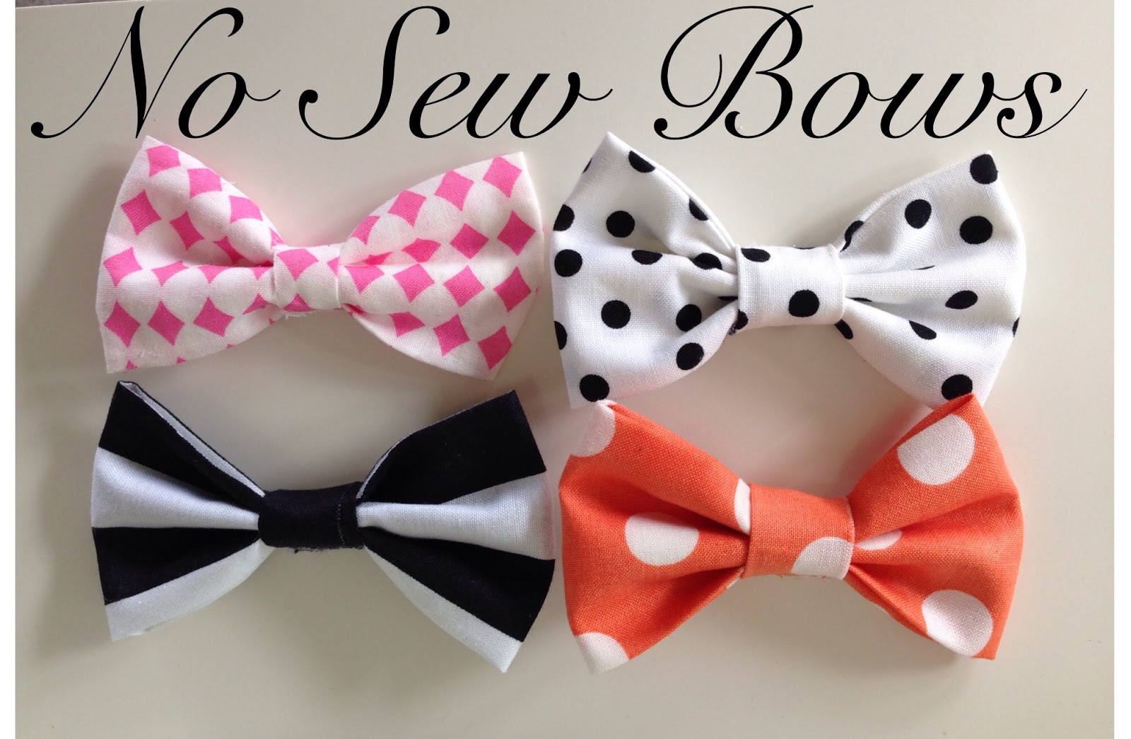 Confetti Darling Easy no sew bows!