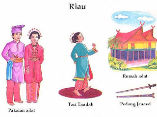  Kemarin kebetulan putri saya yang duduk di kelas empat mendapat tugas dari gurunya untuk  Pakaian dan Rumah Adat Daerah di Indonesia
