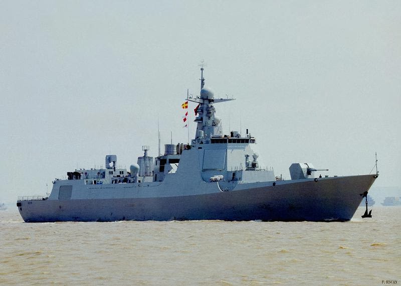 ARMADA DE CHINA - Página 2 Chinese+Type+052D+LUYANG+III+Class+Guided+Missile+Destroyer+(2)