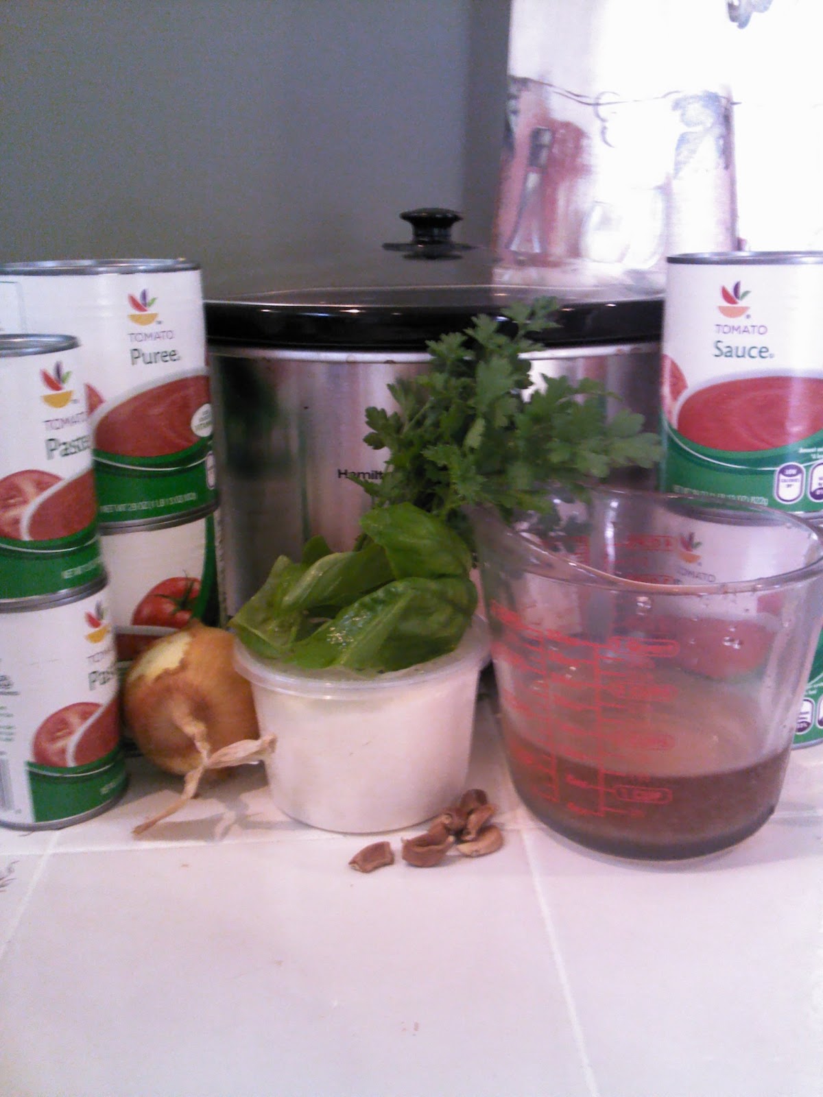 Carleen's Crafty Kitchen CrockPot Tomato Sauce